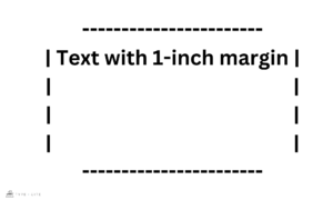 HOW TO FORMAT MARGINS