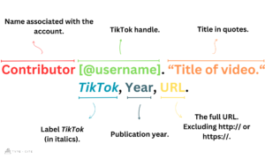 CITING A TIKTOK VIDEO